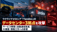 ウクライナがロシア「Yandex」のデータセンター3拠点を攻撃-サービス障害と自動通信急減、AI基盤・情報工作への影響
